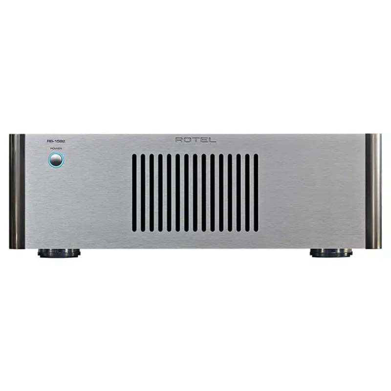Rotel RB-1582 MkII silver — vista frontal