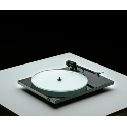 Pro-Ject T1 EVO blanco satinado — vista lateral superior