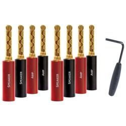 AudioQuest SureGrip 100 | Conectores banana y horquilla