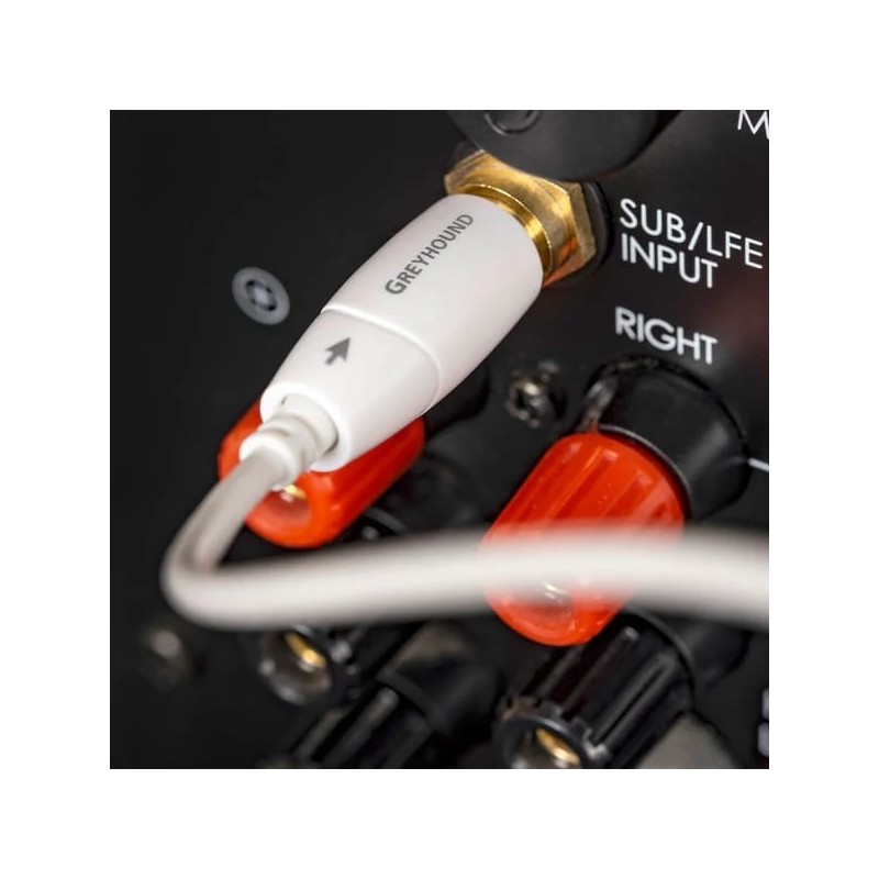 AudioQuest Greyhound | Cable de subwoofer para instalación