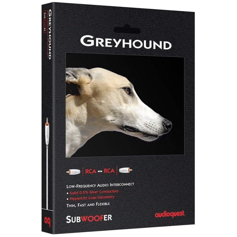 AudioQuest Greyhound | Cable de subwoofer para instalación