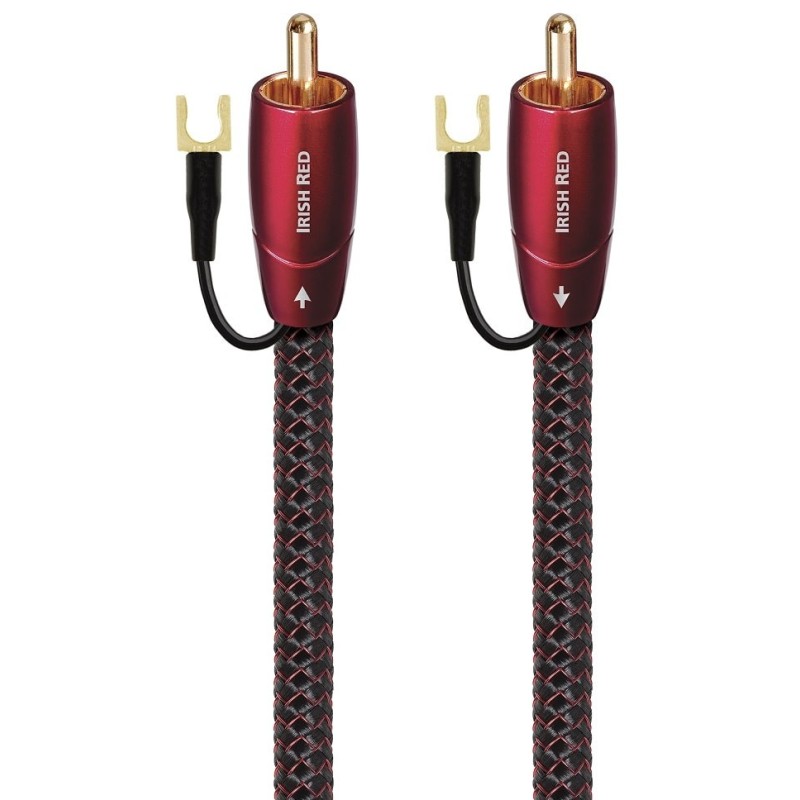 AudioQuest Irish Red | Cable de subwoofer de plata
