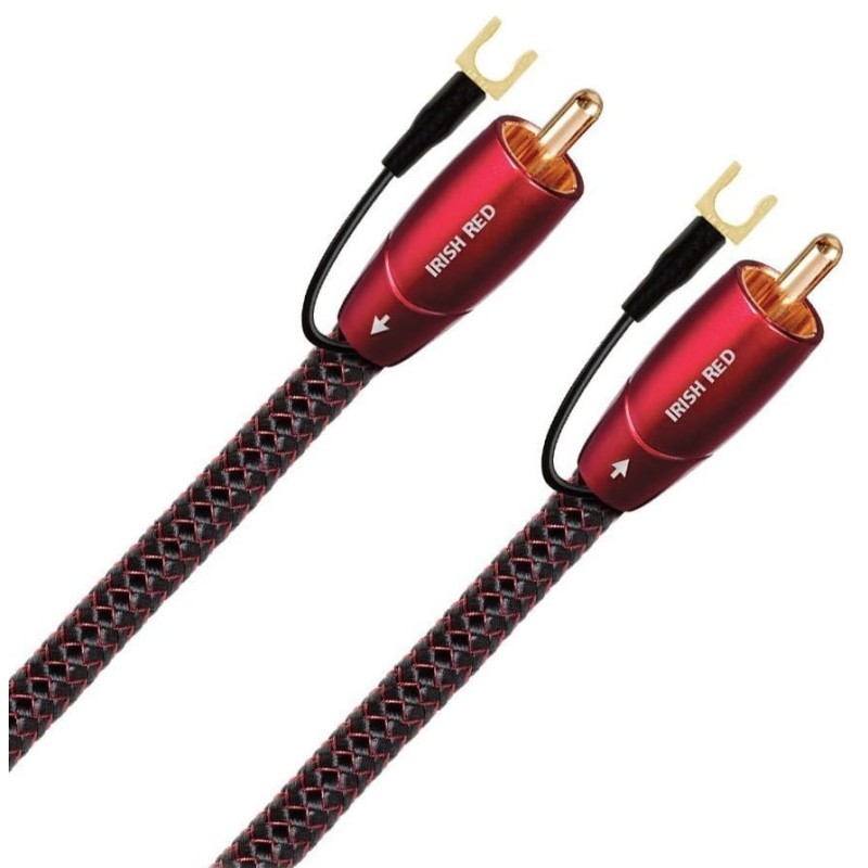 AudioQuest Irish Red | Cable de subwoofer de plata