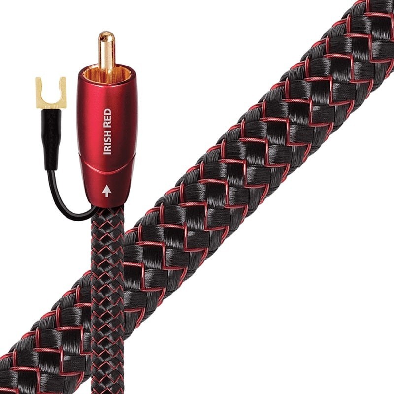 AudioQuest Irish Red | Cable de subwoofer de plata