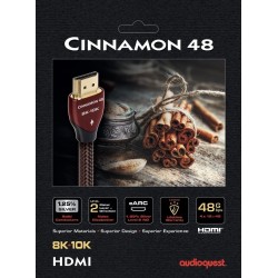 AudioQuest Cinnamon 48 | Cable HDMI con disipación de ruido