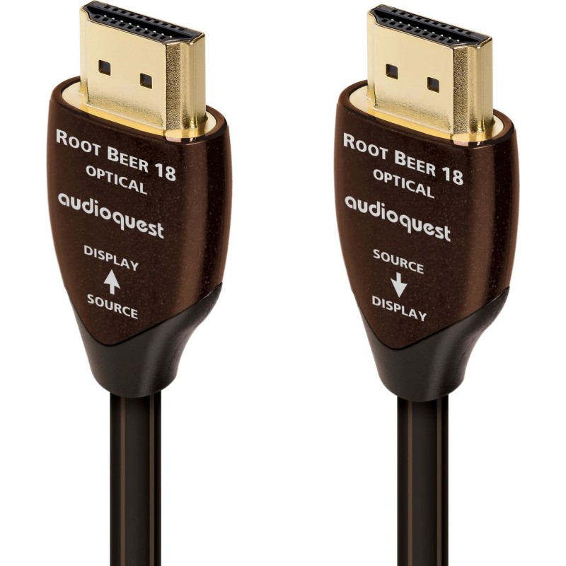AudioQuest Root Beer 18 | HDMI óptico activo hasta 30 m