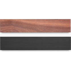 Cambridge Audio EVO 150 SE — detalle del panel lateral de madera
