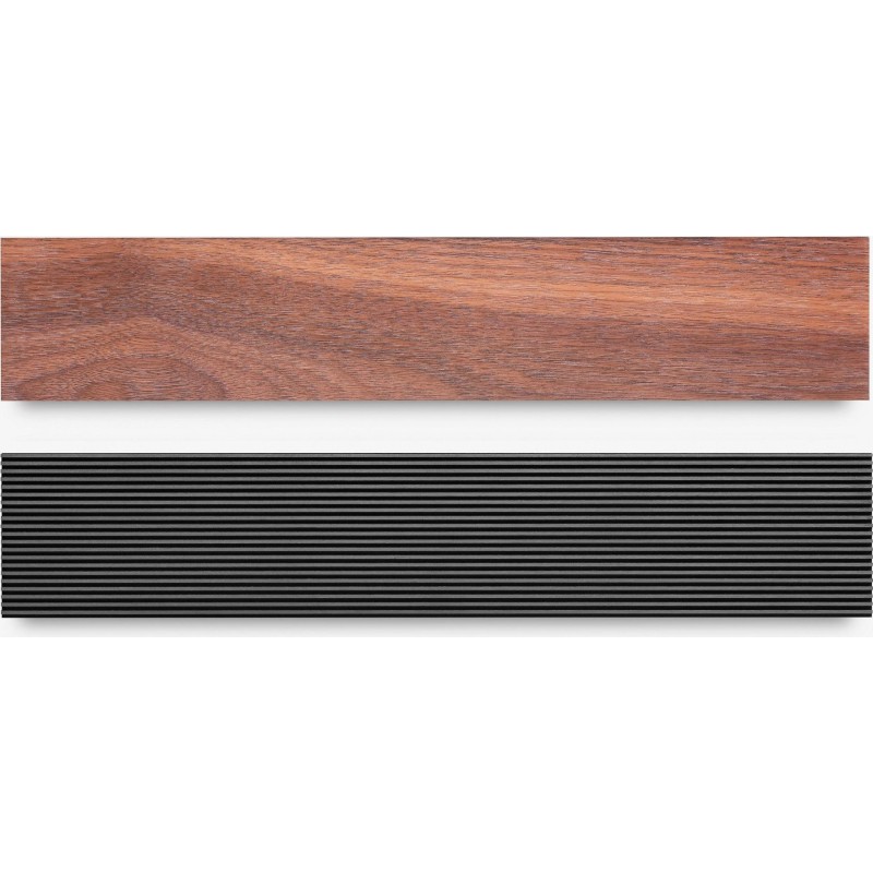 Cambridge Audio EVO 150 SE — detalle del panel lateral de madera