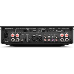 Cambridge Audio EVO 150 SE — panel trasero con entradas XLR, RCA, phono y HDMI ARC