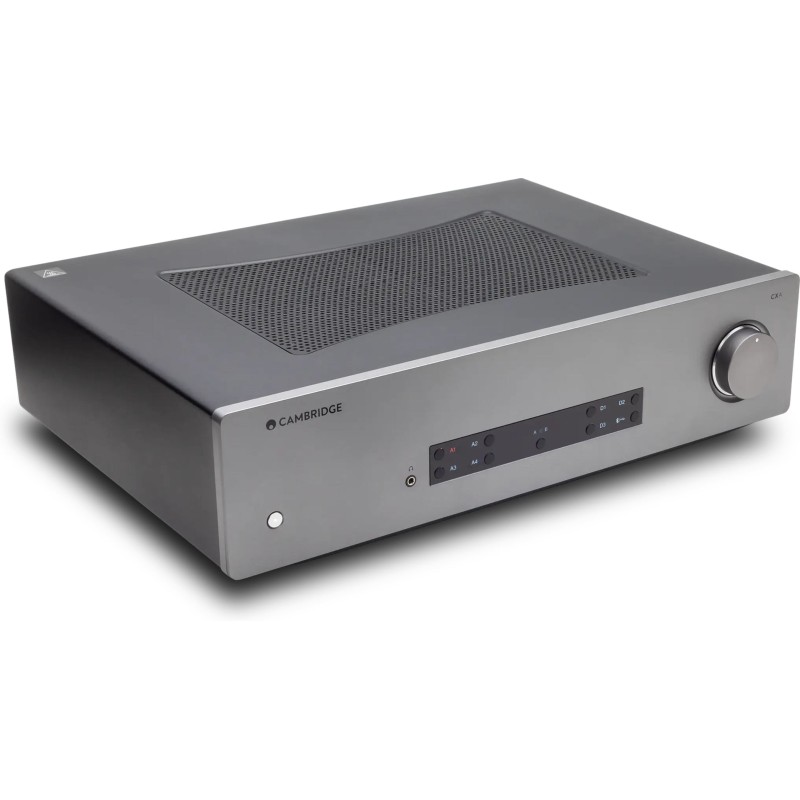 Cambridge Audio CXA81 MkII Lunar Gris — vista superior en ángulo con la rejilla