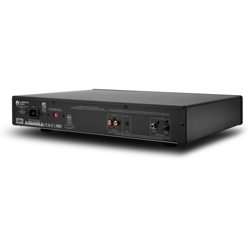 Cambridge Audio CXC v2 Negro — detalle de las salidas digitales traseras