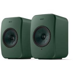 KEF LSX II LT Sage Green — par de altavoces, vista frontal