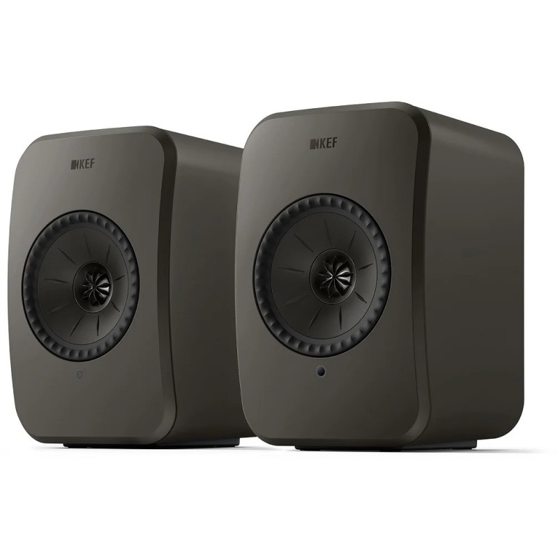 KEF LSX II LT Graphite Grey — par de altavoces, vista lateral