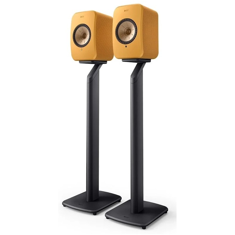 KEF S1 — pies de suelo en negro para LSX II