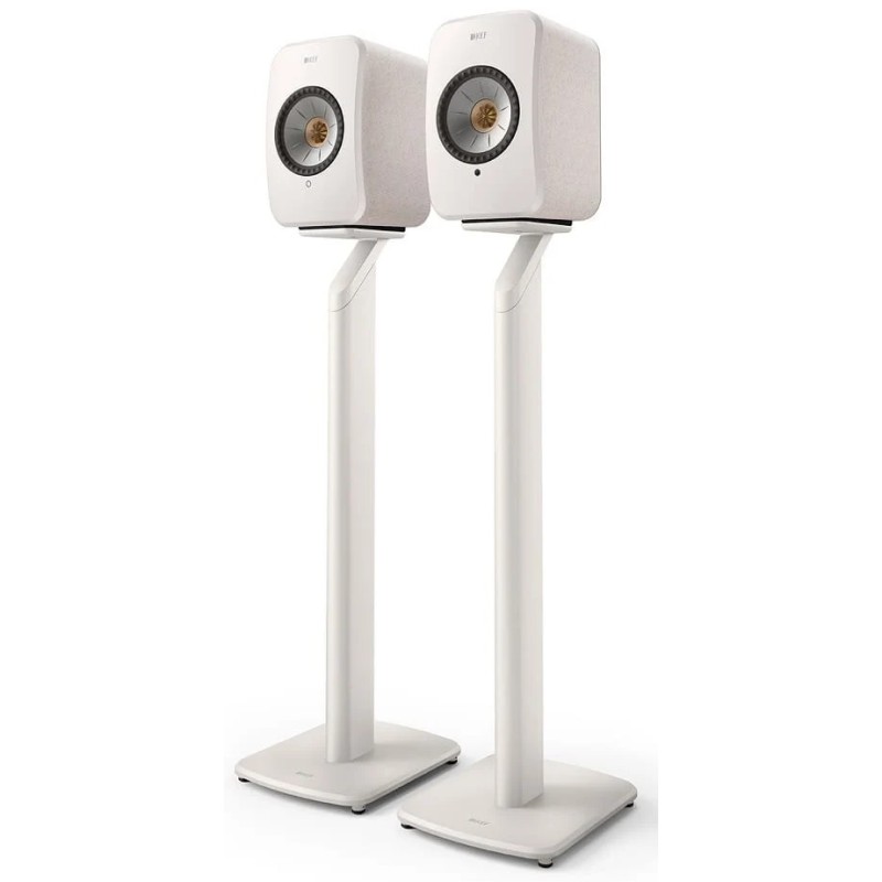 KEF S1 — pies de suelo en blanco para LSX II