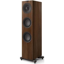 KEF Q7 Meta Nogal — detalle del Uni-Q y los woofers
