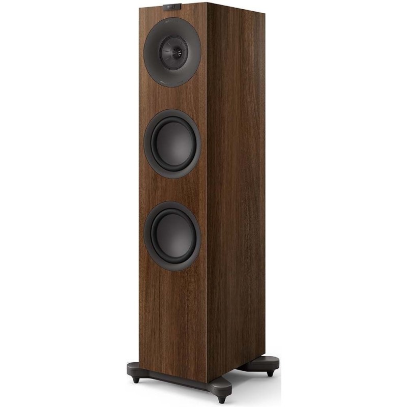 KEF Q7 Meta Nogal — detalle del Uni-Q y los woofers