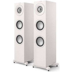 KEF Q7 Meta Blanco satinado — par de altavoces de suelo, vista frontal