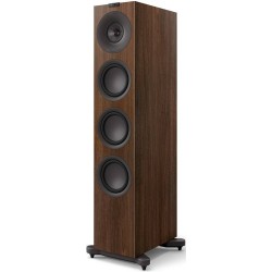 KEF Q11 Meta Nogal — detalle del Uni-Q y los woofers