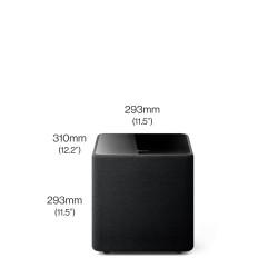 KEF Kube 8 MIE — esquema de dimensiones