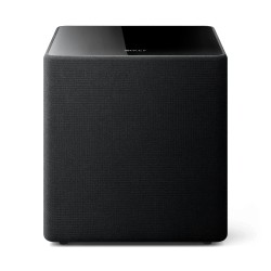 KEF Kube 12b MIE — subwoofer activo de 12" en caja cerrada, vista frontal con rejilla | Stella AV