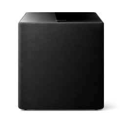 KEF Kube 15 MIE — subwoofer activo de 15" en caja cerrada, vista frontal con rejilla | Stella AV