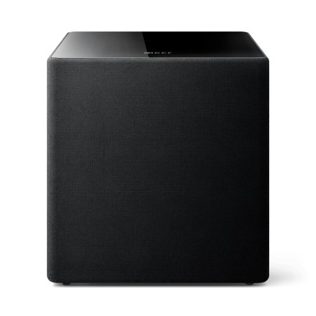 KEF Kube 15 MIE — subwoofer activo de 15" en caja cerrada, vista frontal con rejilla | Stella AV
