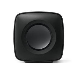 KEF KC62 Carbon Black — vista frontal del woofer