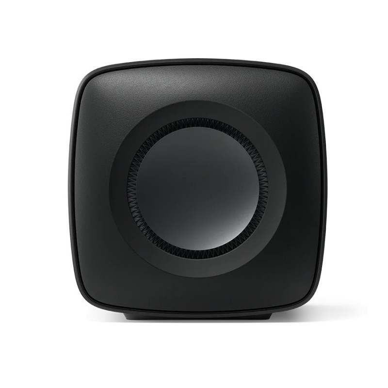 KEF KC62 Carbon Black — vista frontal del woofer
