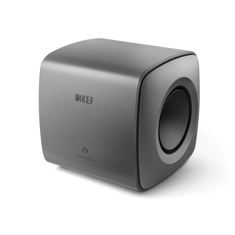 KEF KC62 Titanium — vista en ángulo