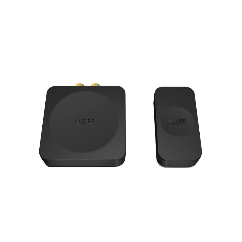 KEF KW1 — transmisor y receptor, vista superior
