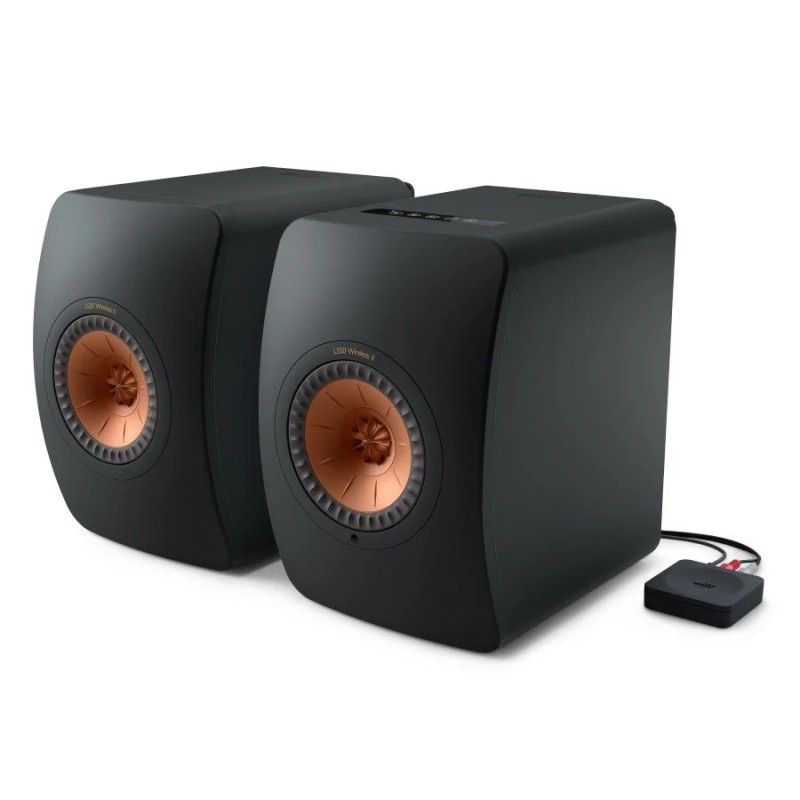 KEF KW1 — transmisor con unos altavoces activos, ambiente
