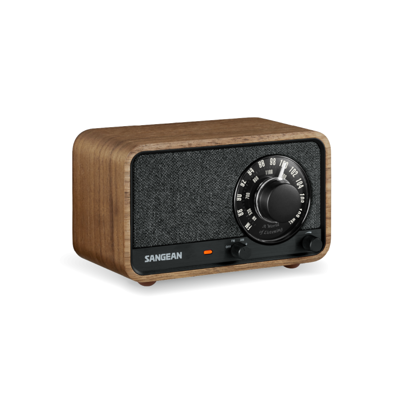 Sangean WR-8 — radio AM/FM de madera con Bluetooth y batería — imagen 3