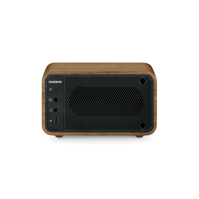 Sangean WR-8 — radio AM/FM de madera con Bluetooth y batería — imagen 4
