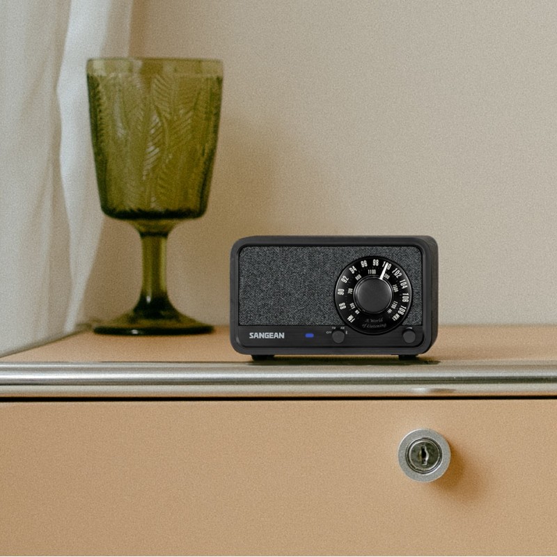Sangean WR-8 — radio AM/FM de madera con Bluetooth y batería — imagen 14