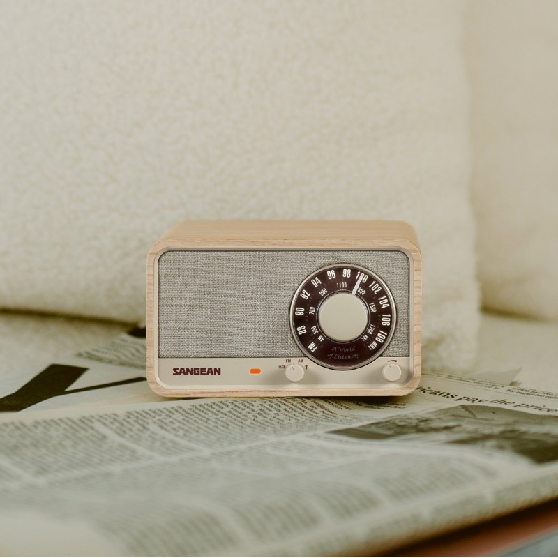 Sangean WR-8 — radio AM/FM de madera con Bluetooth y batería — imagen 21
