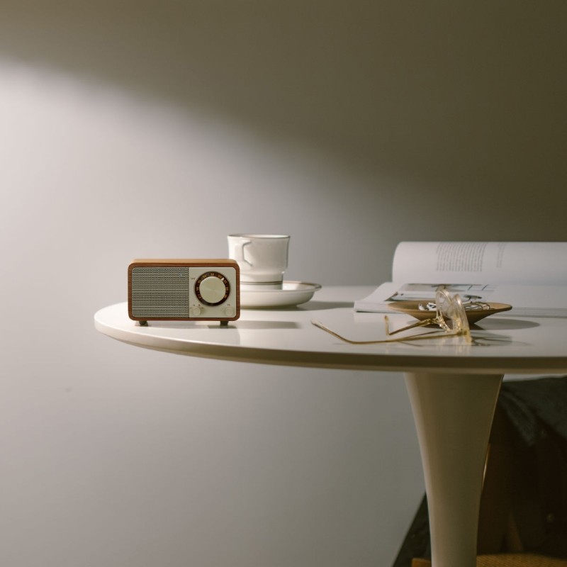 Sangean WR-7+ — radio FM de madera con Bluetooth y batería — imagen 5