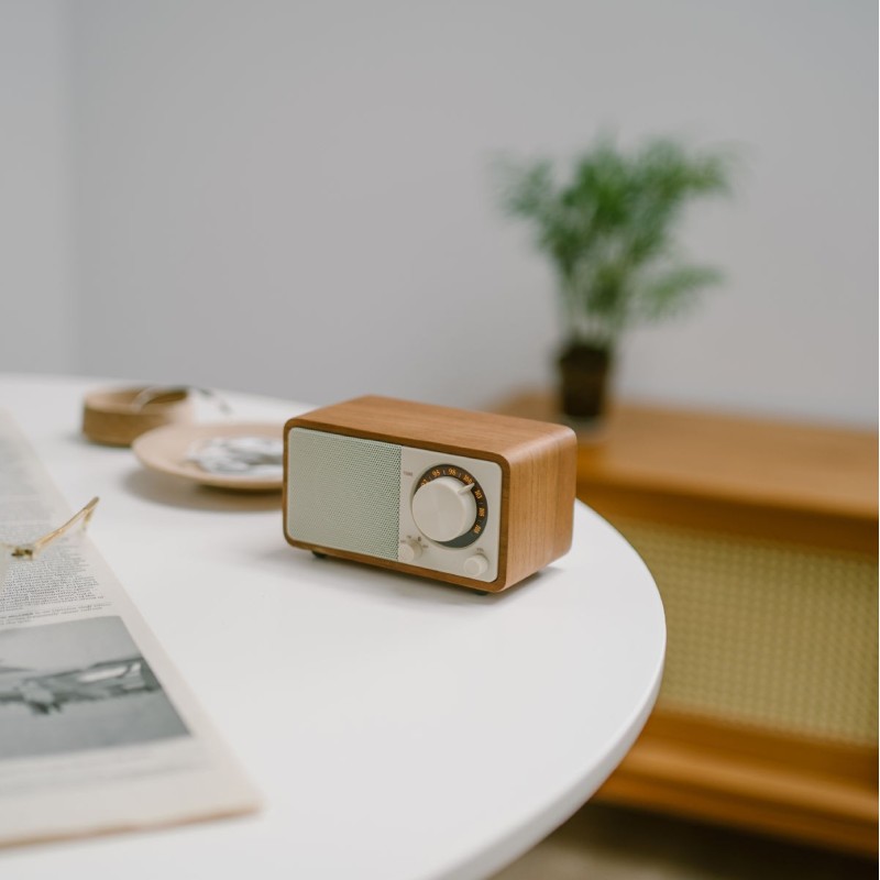 Sangean WR-7+ — radio FM de madera con Bluetooth y batería — imagen 7