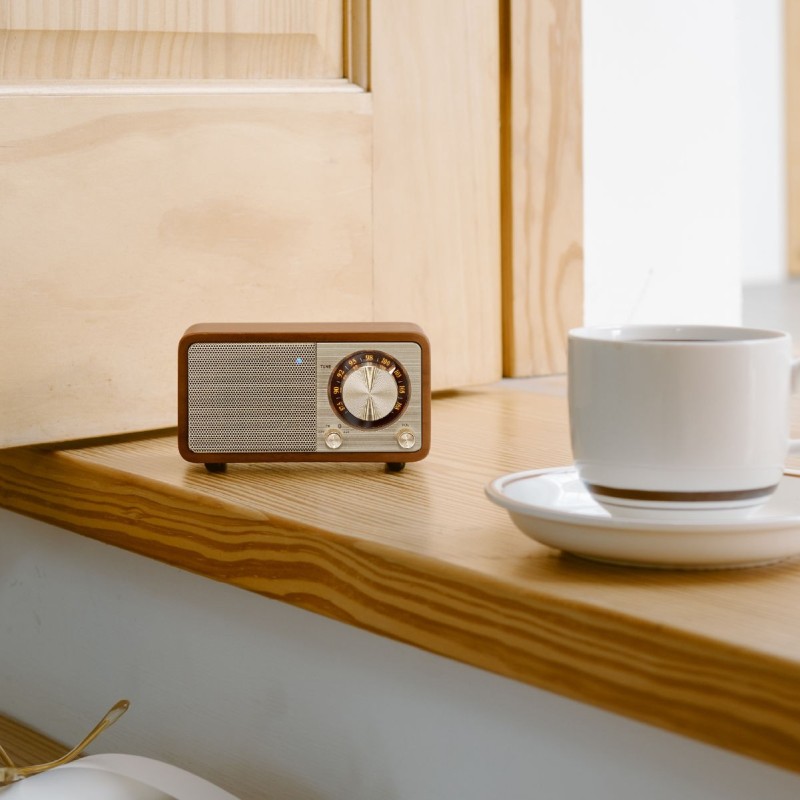 Sangean WR-7+ — radio FM de madera con Bluetooth y batería — imagen 18