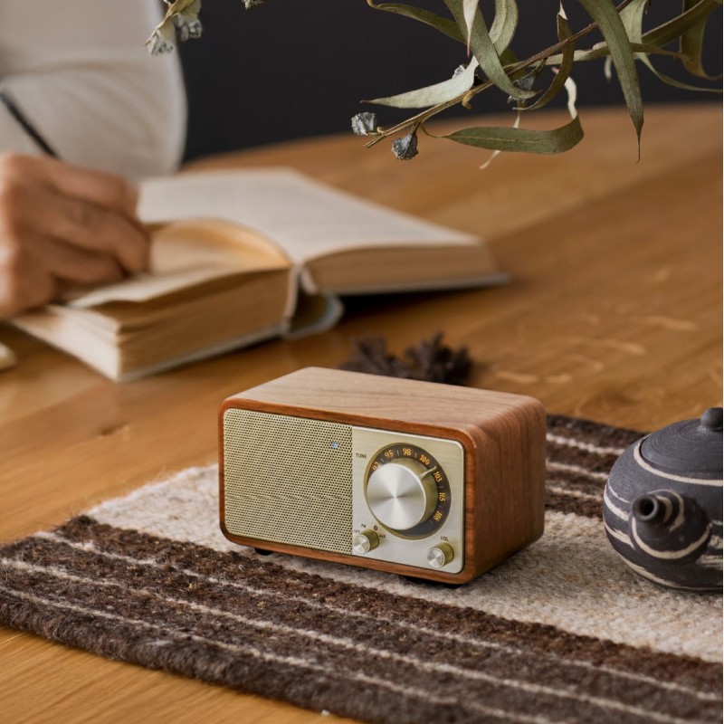 Sangean WR-7+ — radio FM de madera con Bluetooth y batería — imagen 20