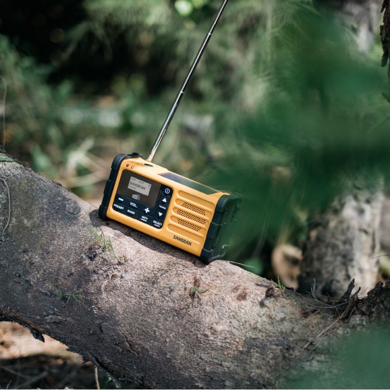 Sangean MMR-88 DAB — radio de emergencia con dinamo, solar y linterna — imagen 8