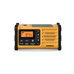 Sangean MMR-88 — radio de emergencia AM/FM con dinamo y sirena — imagen 1
