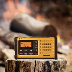 Sangean MMR-88 — radio de emergencia AM/FM con dinamo y sirena — imagen 7