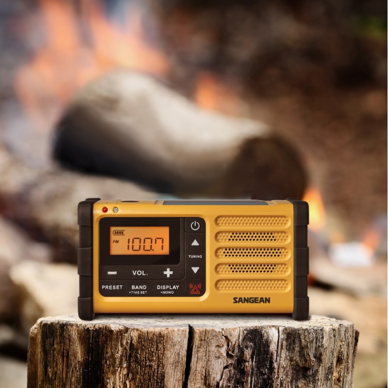 Sangean MMR-88 — radio de emergencia AM/FM con dinamo y sirena — imagen 7