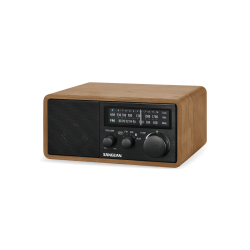 Sangean WR-11BT+ — radio AM/FM de sobremesa en madera con Bluetooth — imagen 1