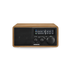 Sangean WR-11BT+ — radio AM/FM de sobremesa en madera con Bluetooth — imagen 2