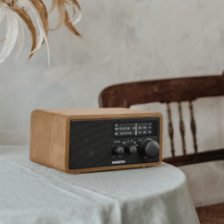Sangean WR-11BT+ — radio AM/FM de sobremesa en madera con Bluetooth — imagen 5
