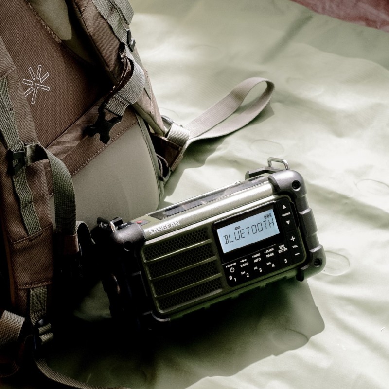 Sangean MMR-99 — radio de emergencia con Bluetooth, IP55 y dinamo — imagen 13