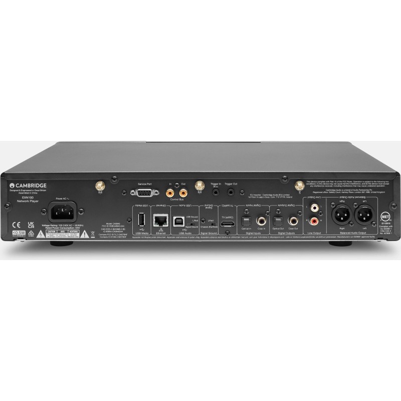 Cambridge Audio EXN100 streamer con XLR y eARC | Stella AV