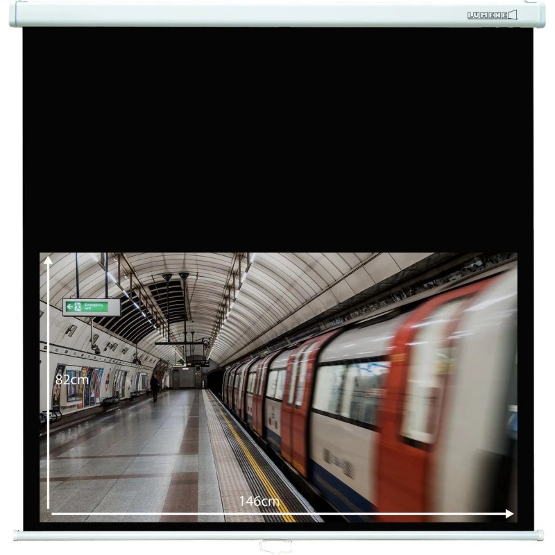 Lumene Plazza HD, pantalla manual 16:9 y 4:3 | Stella AV
